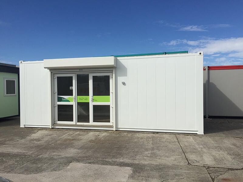 secure temporary building